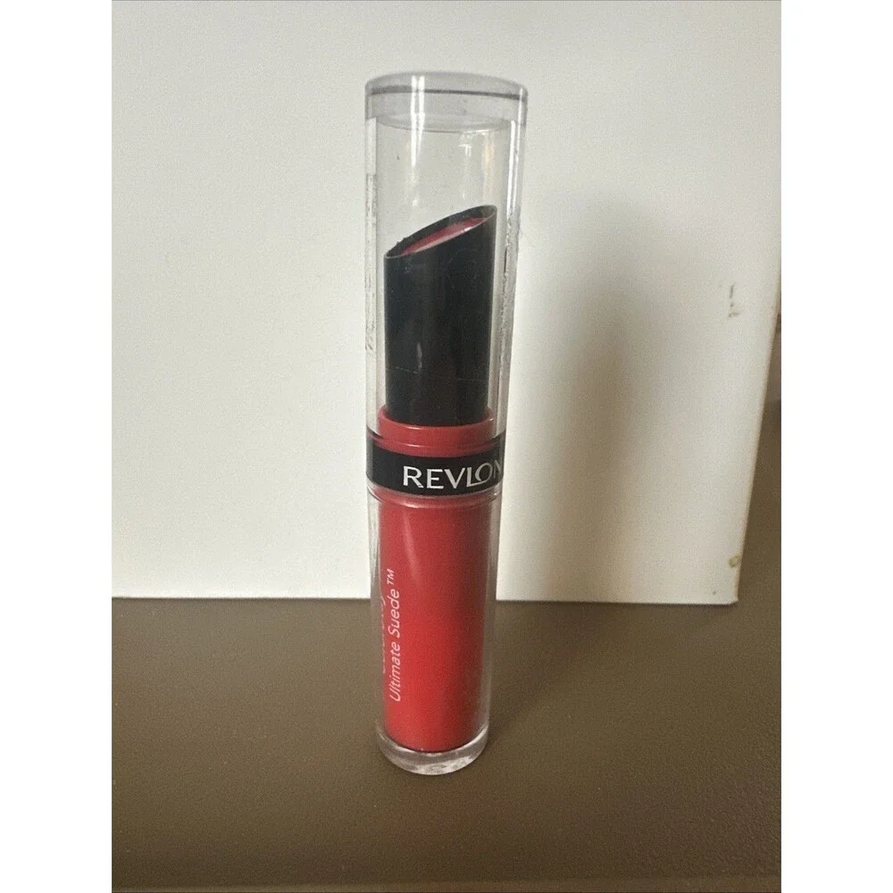 Revlon Colorstay Ultimate Suede Lipstick 095 Finale Red Opaque Discontinued Rare